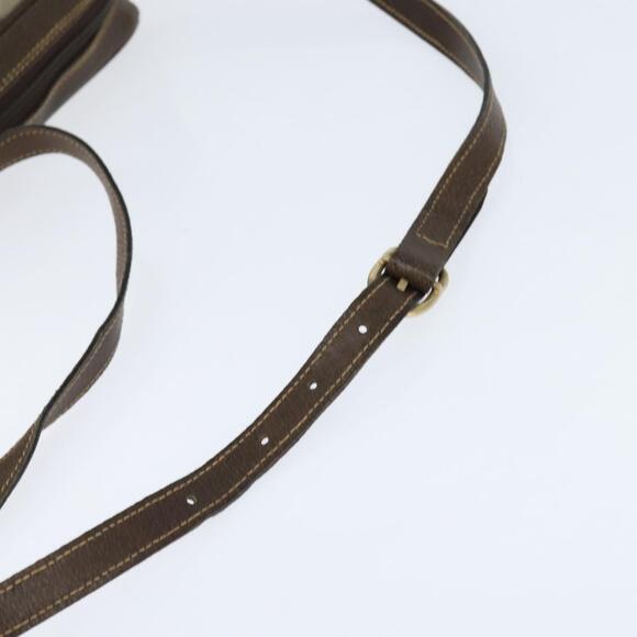 GUCCI GG Supreme Web Sherry Line Shoulder Bag PVC Beige Gold 010 378 Auth 148938 - Picture 7 of 16